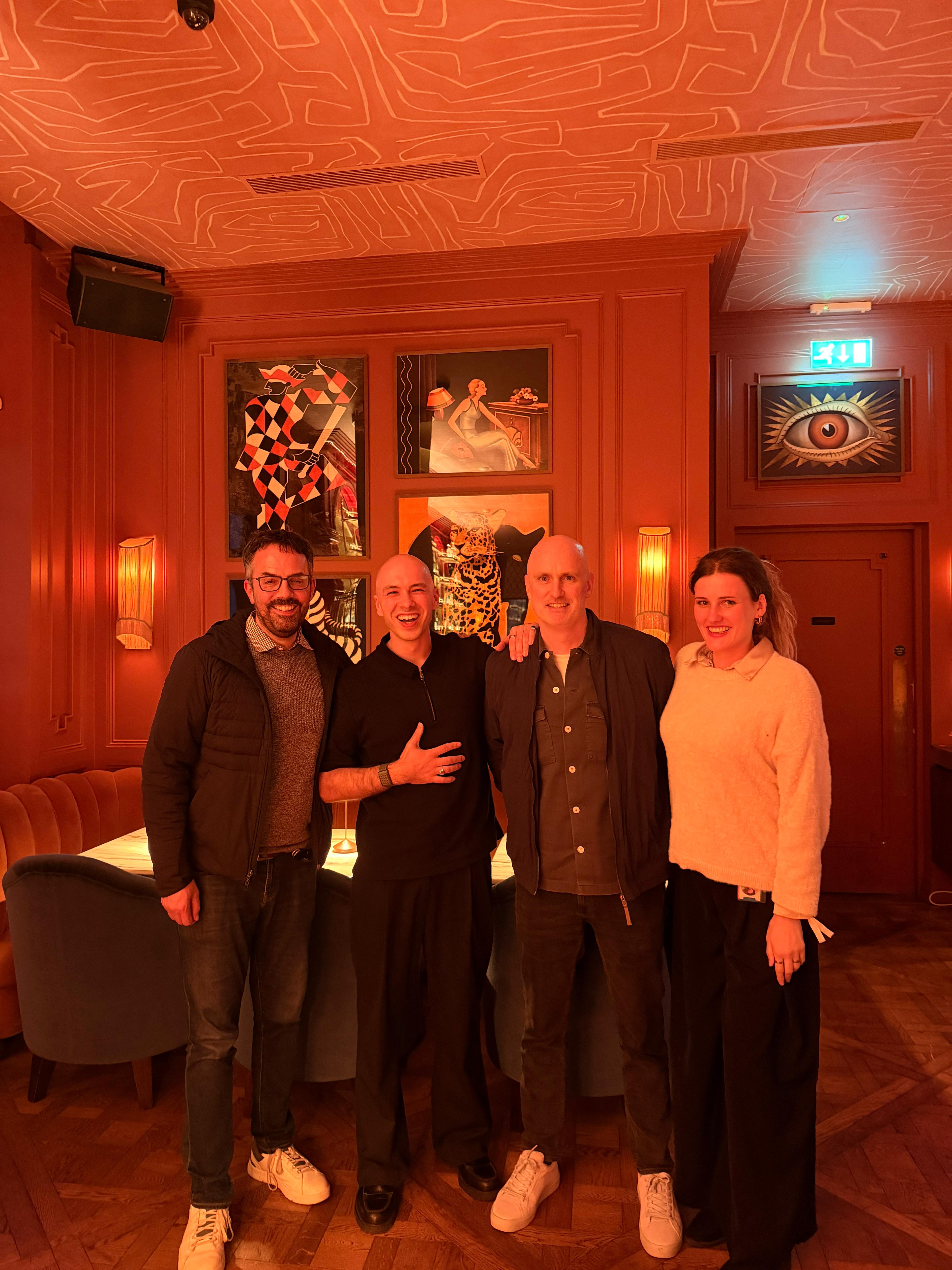 Lukas Maria Beilmann beim Treffen mit einem Managing Director von Google