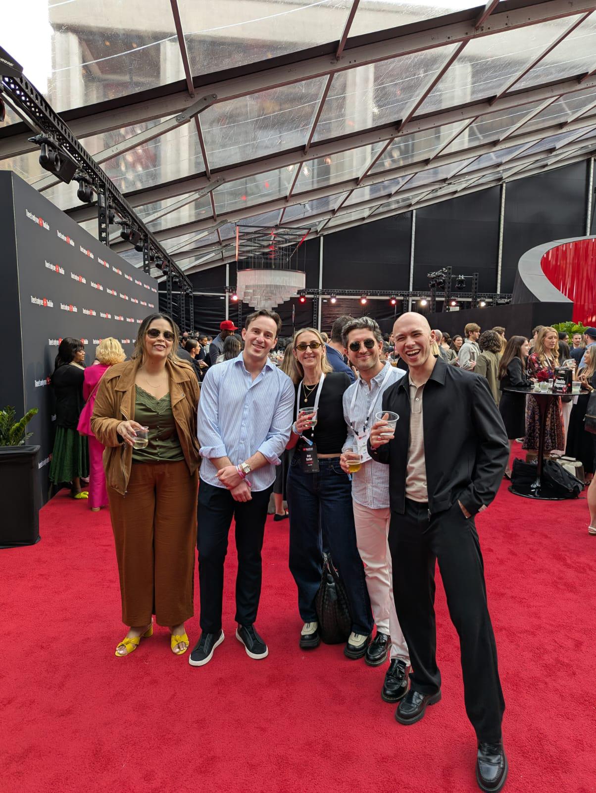 Lukas Maria Beilmann auf Einladung von Google in New York beim YouTube-Event